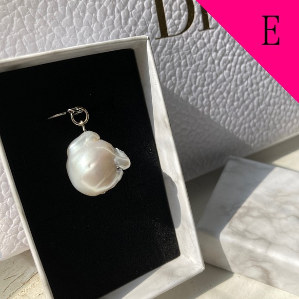 「歪真珠」baroque pearl earring（E） 1枚目の画像