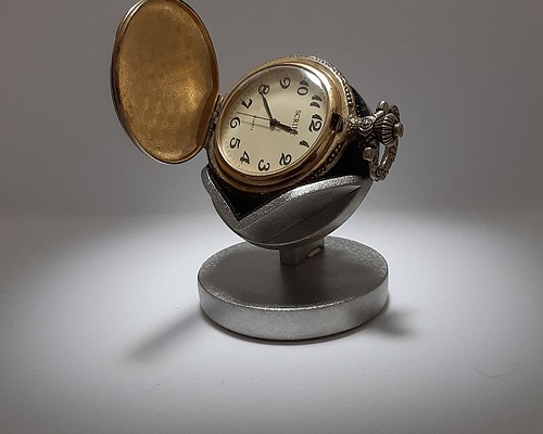 懐中時計スタンド 新作 名入れ 刻印 ラッピング 角度可変式懐中時計 