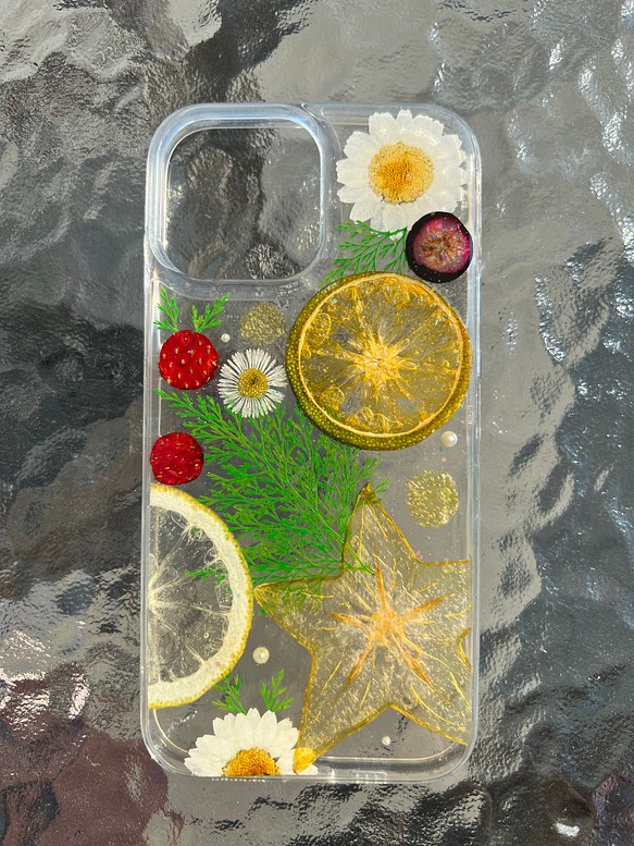 iPhone Xperia Galaxy 全機種対応 スマホケース 押し花ケース 人気 押し花 ❀ケース 花束 花物語 1枚目の画像