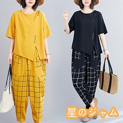 カジュアル ゆったり おしゃれＴシャツ 上着、コットンリネン ワイド