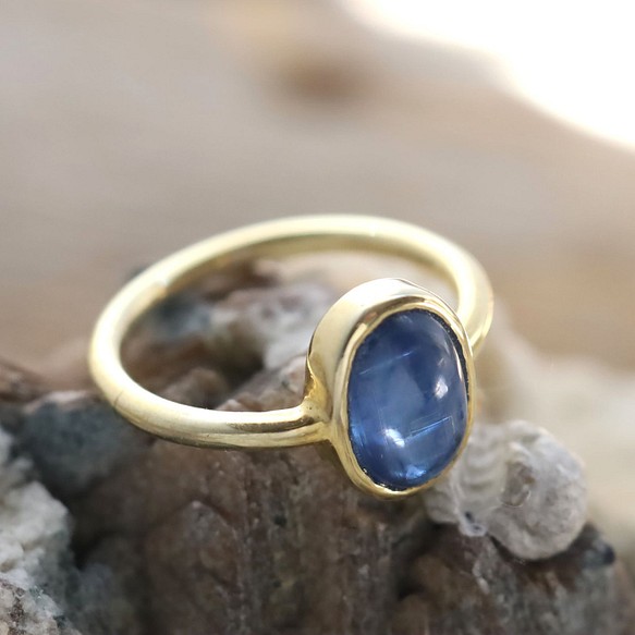 Brazilian Kyanite Ringブラジル産カイヤナイトのリング silver925+