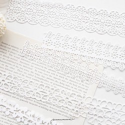 切り絵素材　レース　10枚　spreading lace　[AU261] 1枚目の画像