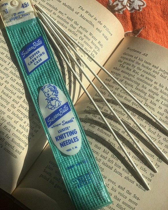 1960s アメリカ製編み棒【Susan Bates double point needles size1】 1枚目の画像