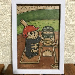 カロリー地獄』アート 絵 イラスト ハンバーガー マーカー 原画