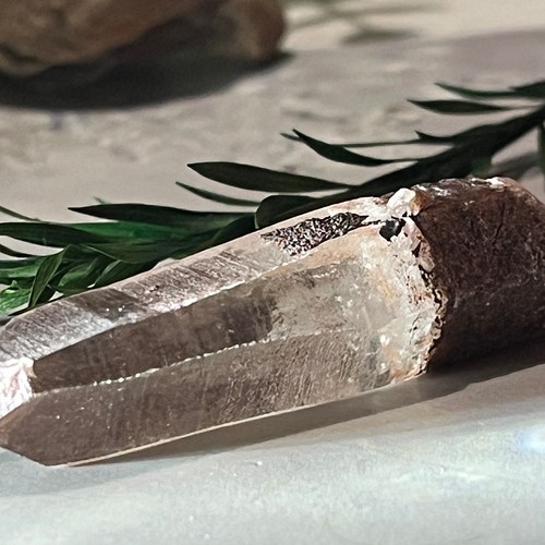 ダウ ホワイトファントム ✨ヒマラヤ ピンク水晶 原石 ポイント 天然石