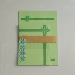 緑２５～レターセット１点＋便箋３０枚～ 1枚目の画像