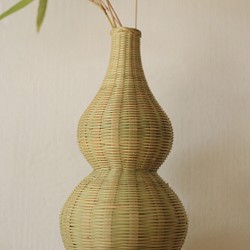 竹编系列 | 葫芦 | 花器 盛物 装饰 | 手制竹编 自然环保 第1張的照片