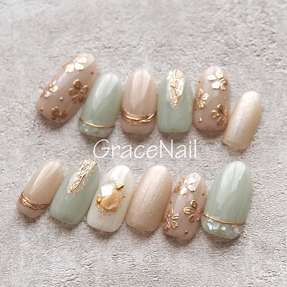 現品販売！ネイルチップ No.998 ネイルチップ（つけ爪） GraceNail