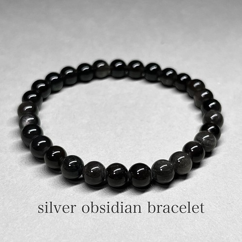 larvikite bracelet / ラルビカイトブレスレット A 4mm ブレスレット N