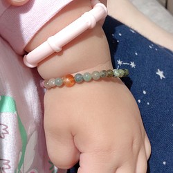 彩色碧璽手珠（兒童款 第1張的照片