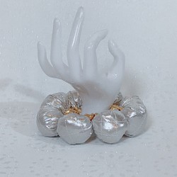 Quilting silver bracelet8♡ブレスレット 1枚目の画像