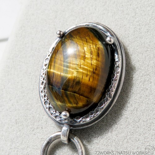 タイガーアイ ブローチ / Tiger Eye Brooch ブローチ NATSU WORKS 通販