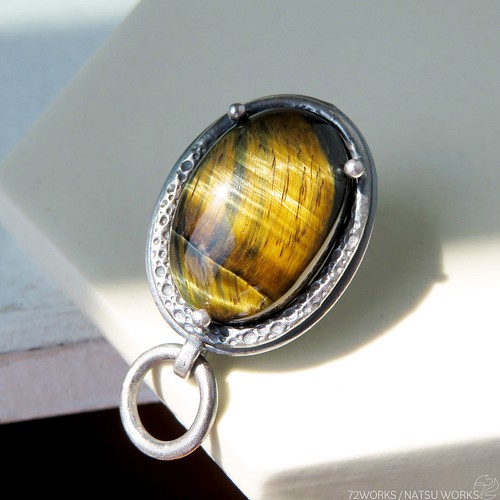 タイガーアイ ブローチ / Tiger Eye Brooch ブローチ NATSU WORKS 通販