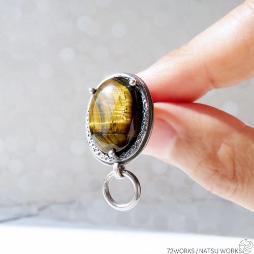 タイガーアイ ブローチ / Tiger Eye Brooch ブローチ NATSU WORKS 通販