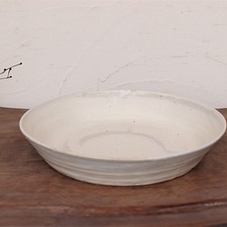 皿・白(23cm)　ysr2-020 1枚目の画像