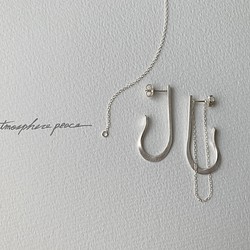 【Platinum】Harp: Pierced Earrings 第1張的照片
