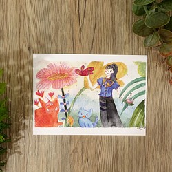 ｜魔法花瓣｜✿畫卡 ✻明信片 第1張的照片