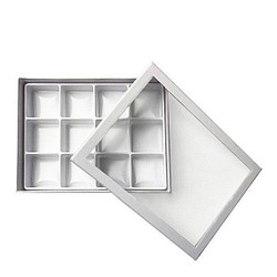 窓付き 紙箱 40ｍｍ 深型 Sサイズ 1枚目の画像