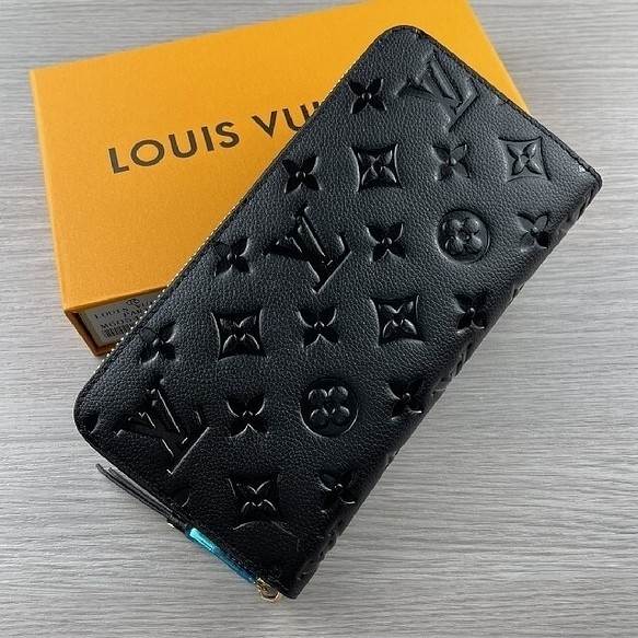 黒可愛い美品 さいふ 長財布 小銭入れ Louis vuittonルイヴィトン