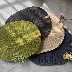 Oval Rattan Placemat 1枚目の画像