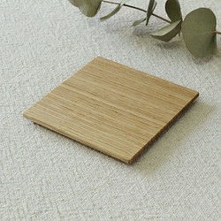 木の平皿105（オーク）＜四角／フラット＞ 1枚目の画像