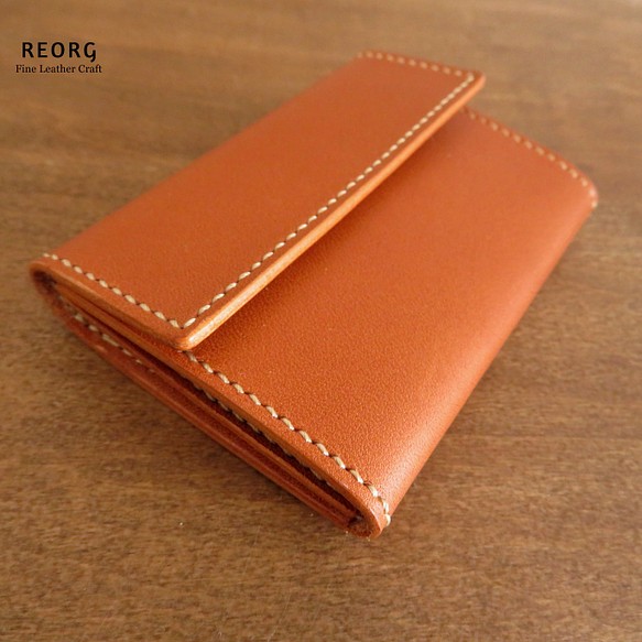 Minimal Wallet ~ 栃木レザーの小さな財布（受注生産） 1枚目の画像
