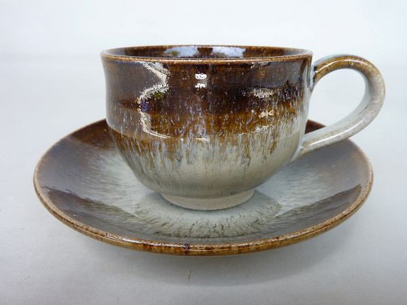 コーヒーカップ(海鼠釉） 1枚目の画像