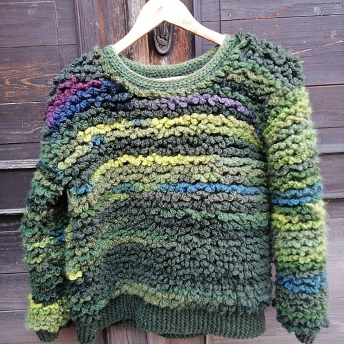 手編み森のセーター ニット・セーター サンドラ 通販｜Creema(クリーマ)