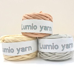 【Lumio yarn】ミルキーカラーセット　軽い編み糸　日本製 1枚目の画像