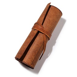 ロールペンケース[キャメル]/Roll Pen Case[CAMEL] 雑貨 ギフト レザー-