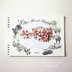 Flower Wreath Notebook 【 SPRING 】 1枚目の画像