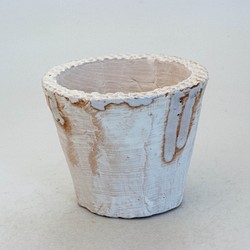 陶器製（3号ポット相当）多肉植物の欲しがる植木鉢 SMM-6712 1枚目の画像