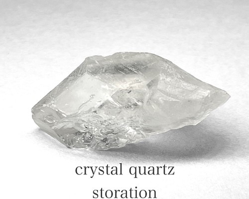 storation crystal / ストレーション水晶 3 ( レインボーあり ) 透明度AA