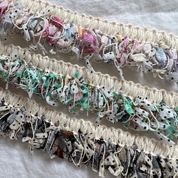 【50cm起】FC-0470 蕾絲蕾絲緞帶流蘇邊蕾絲編織材質緞帶 第1張的照片