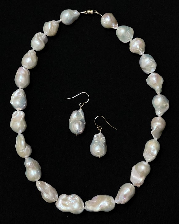 【ラスト】Big baroque pearl necklace / ビッグバロックパールネックレス ネックレス・ペンダント irietime