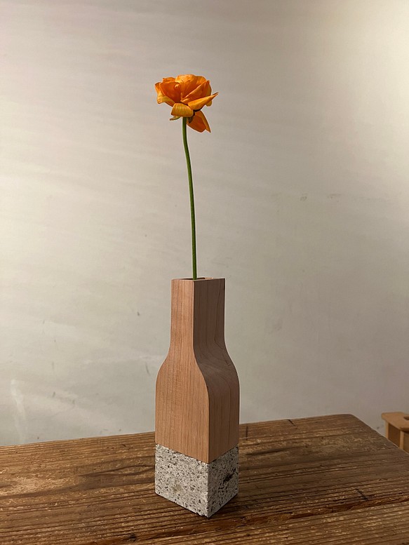 大谷石 一輪挿し 一輪挿し・花瓶・花器 303furniture 通販｜Creema