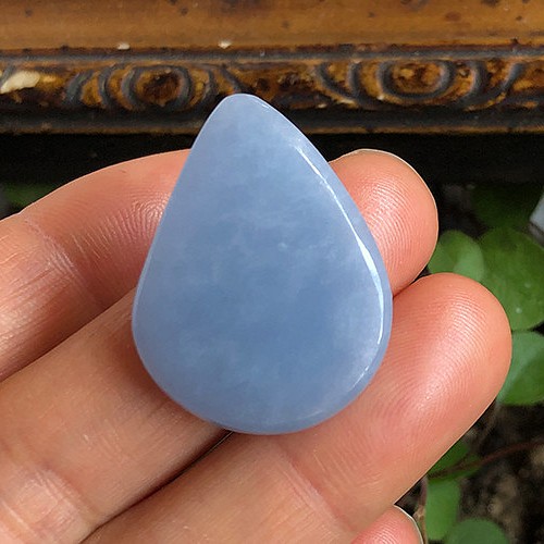 R23-122 宝石質 藍水 飄藍花 ミャンマー産 天然 A貨 雫 翡翠 ルース-