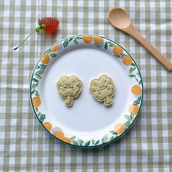 スマイル 四葉のクローバー クッキーカッター・クッキーカッターセット/幸運クッキー枠/フォーチュンクッキー作り 1枚目の画像