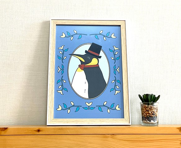 肖像画（ペンギン） 1枚目の画像