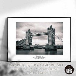 ☆インテリアアートポスター - london Tower Bridge -【507】 1枚目の画像