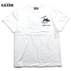 レスキューTシャツ　白XL 特別猫救助隊  EAXER半袖Tシャツ オリジナル消防団Tシャツ STRONG RESCUE 1枚目の画像