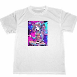 女神　ドライ　Tシャツ　オリジナル　アニメ　イラスト　グッズ　美女　美少女 1枚目の画像