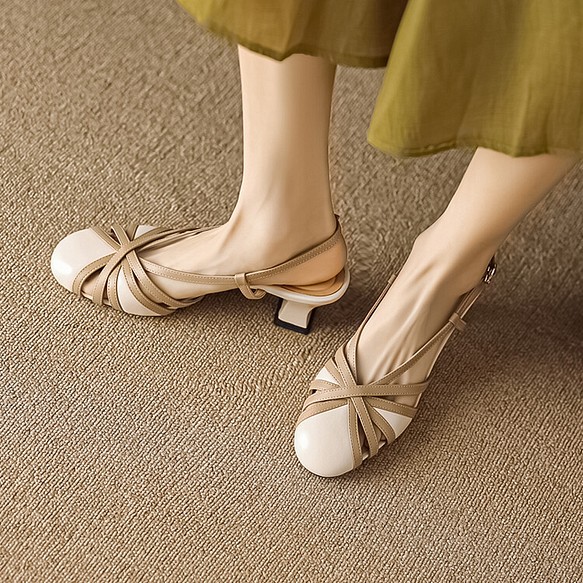 やぎ革 サンダル　スリッポン 歩きやすい 靴シューズ   レディース ４color　22～25サイズ　838 1枚目の画像