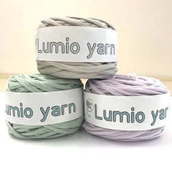 【Lumio yarn】くすみカラーセット3　軽い編み糸　日本製 1枚目の画像