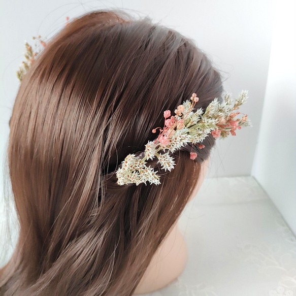 .〜* ハーフツイン 小花の髪飾り *〜. 1枚目の画像