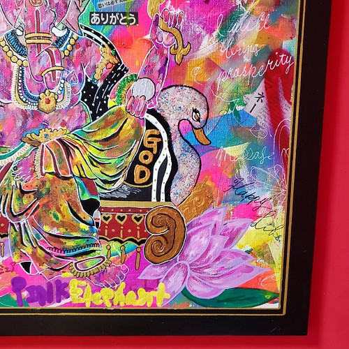 SALE/最終値下げ】Ganesha-colorful ガネーシャ 引き寄せ 現代アート