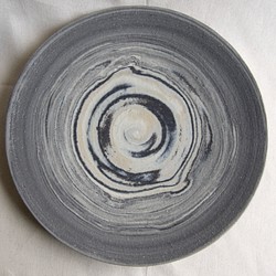 marble plate 大皿 black/blue1 1枚目の画像