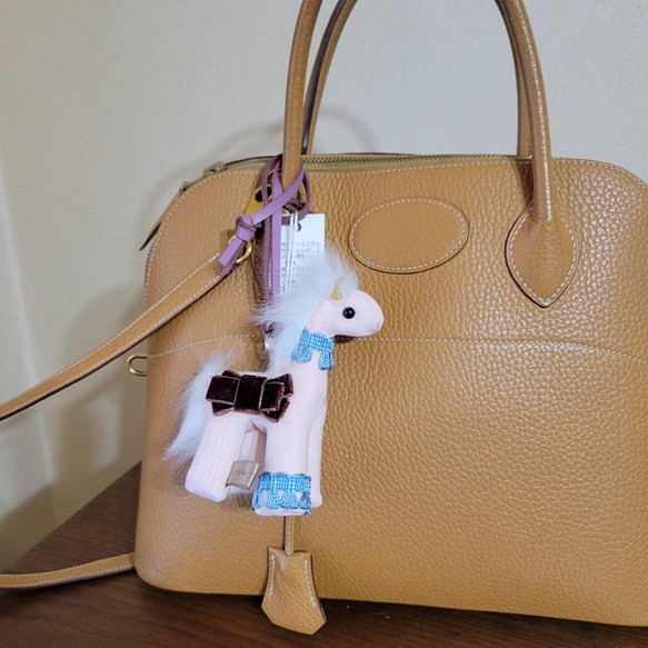 包袋掛飾 Koissy Hosso 馬卡龍粉色 Rodeo 馬 第1張的照片