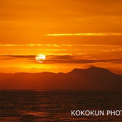 【有明海の朝の風景24「ポストカード５枚セット」 1枚目の画像