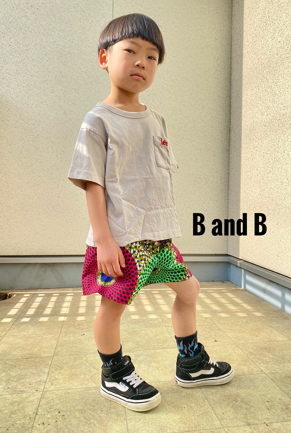 アフリカン柄ショートパンツ/個性的/男女兼用 子供服 bandb 通販